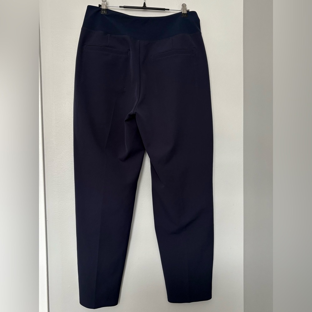 Athleta Navy Cropped Straight-Leg Pants - Picture 6 of 7